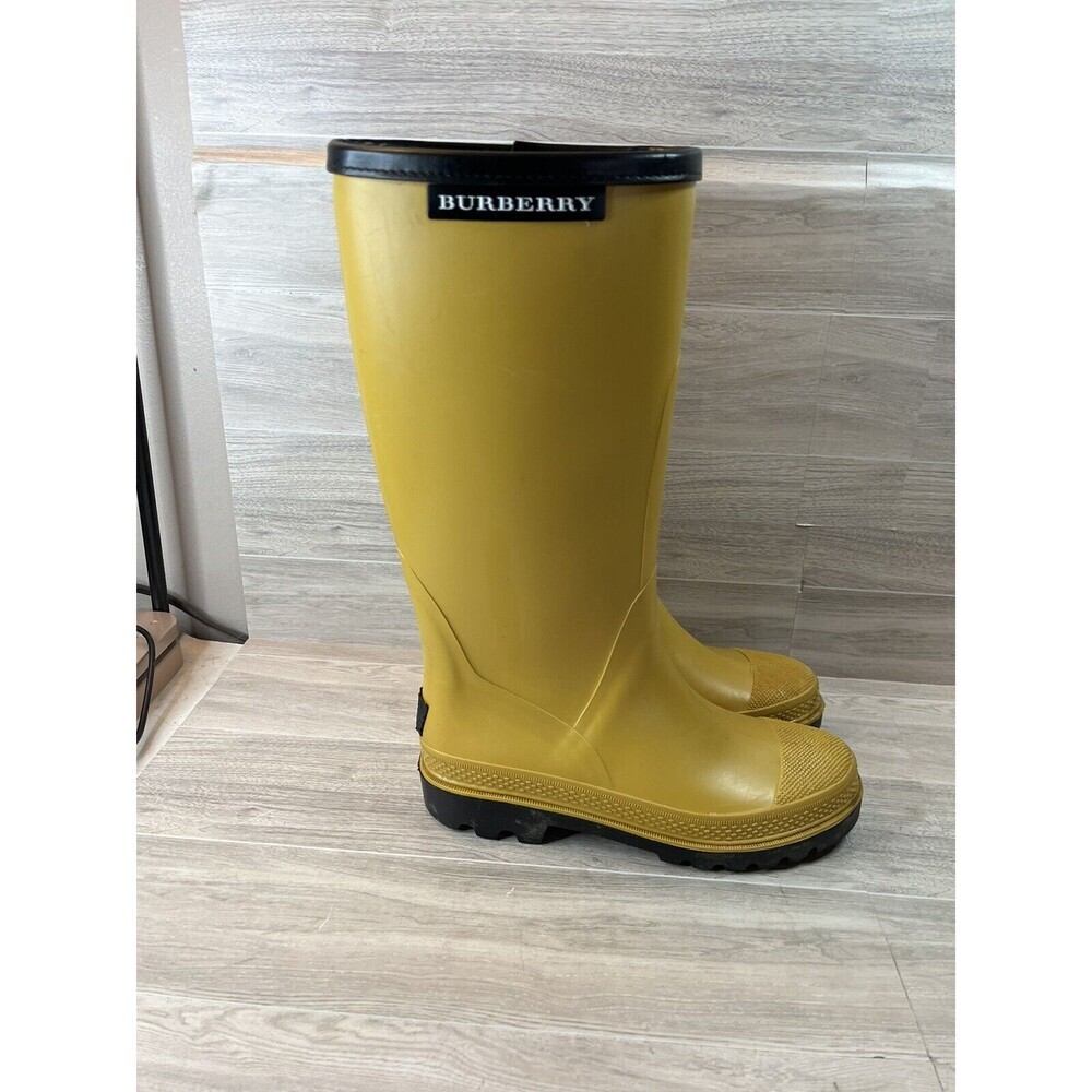 Burberry Yellow rain boots EUC, Women’s-US Size 7 - Picture 2 of 6